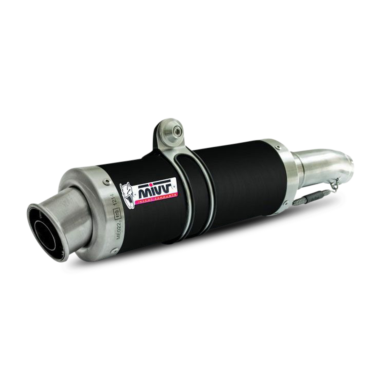 Mivv GP Stainless Steel Black Silencer