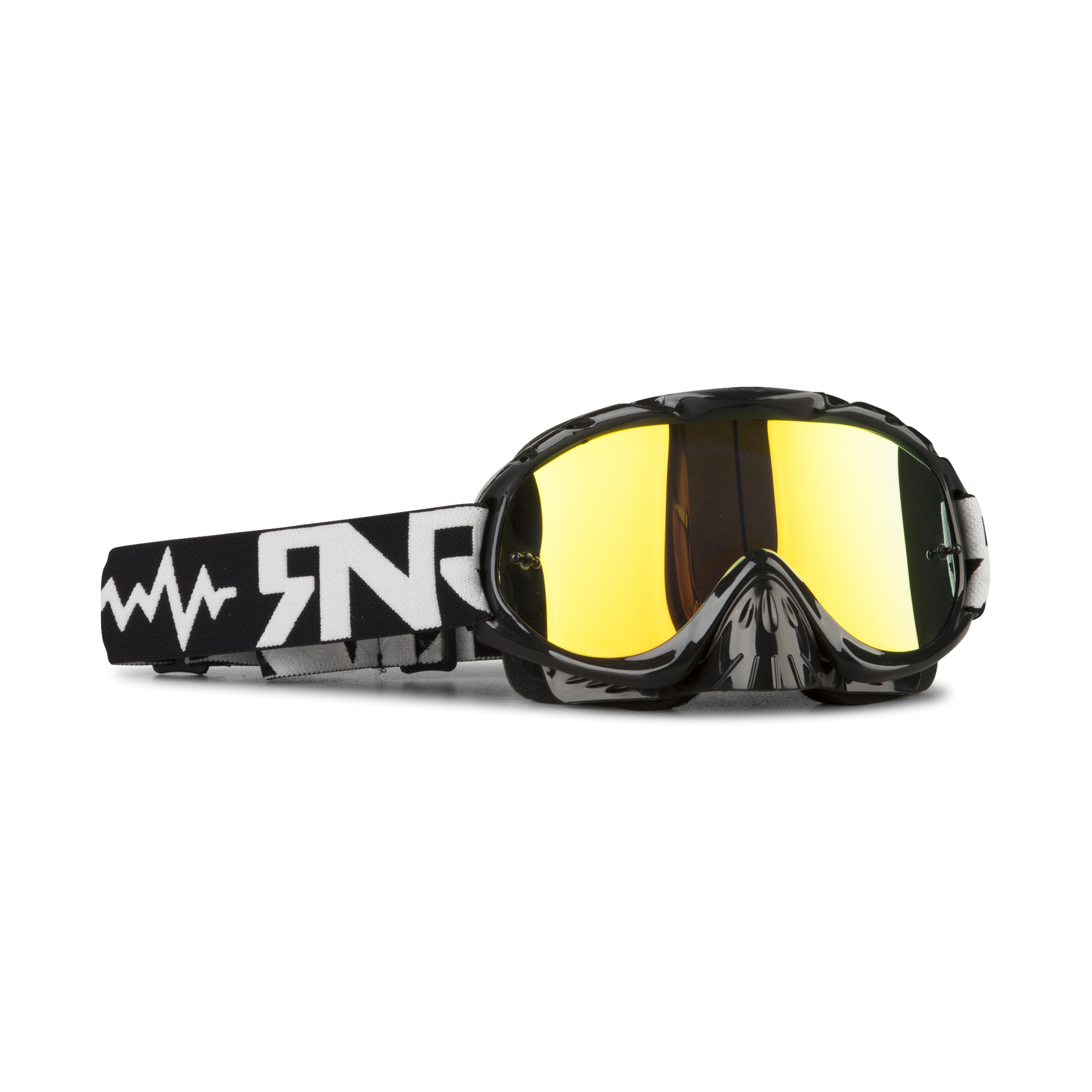 Rip 'n' Roll Hybrid Mirror Lens MX Goggles Black Now 27 Savings 24mx.co.uk