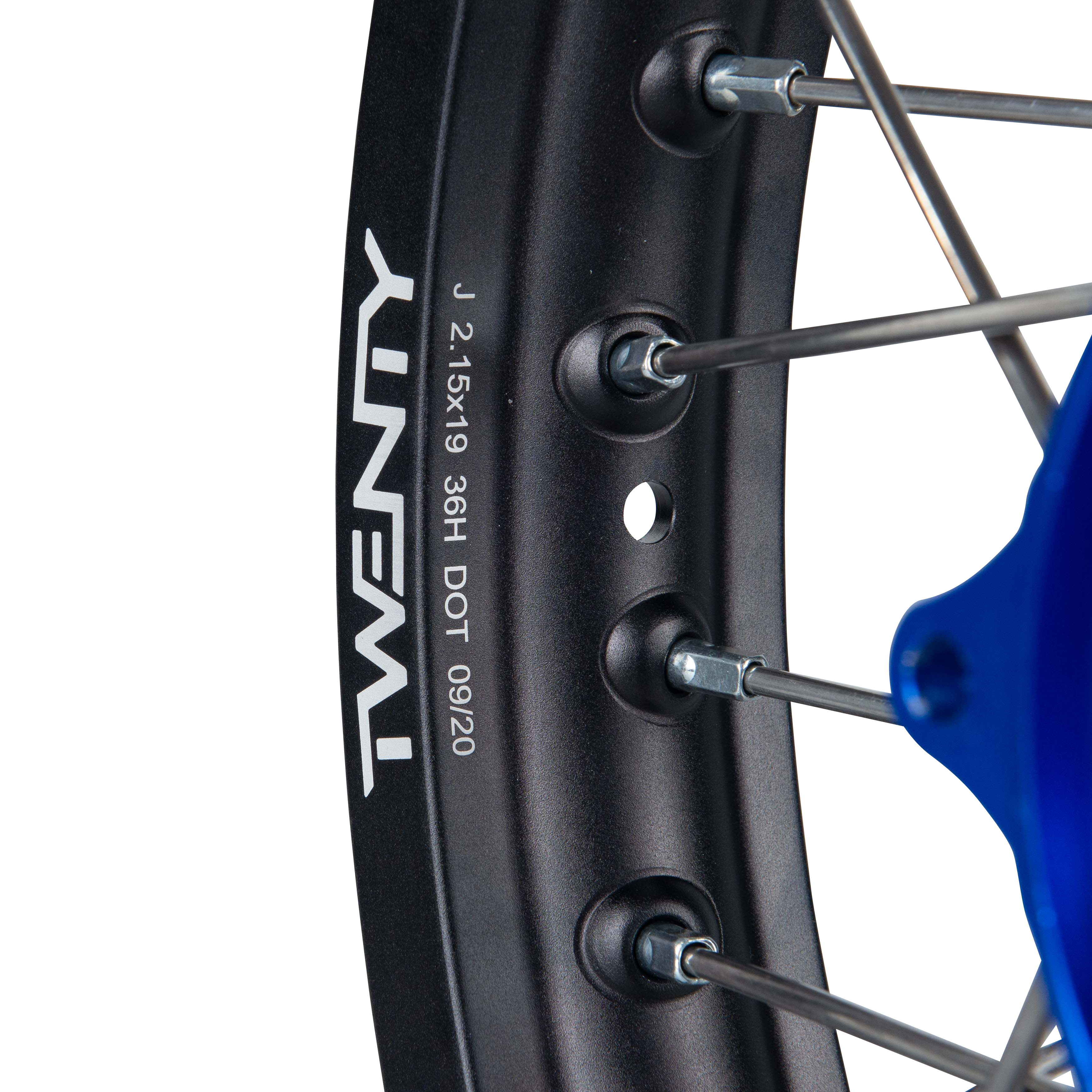 Rueda Trasera de Cross Twenty Negro-Azul 19"