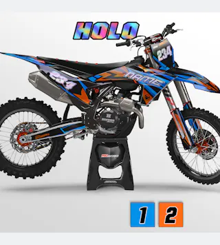 Gepersonaliseerde Stickerset 24MX Holo Twin