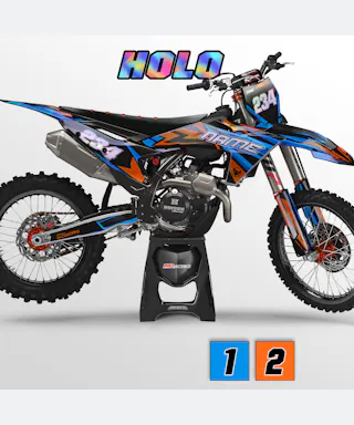 Gepersonaliseerde Stickerset 24MX Holo Twin