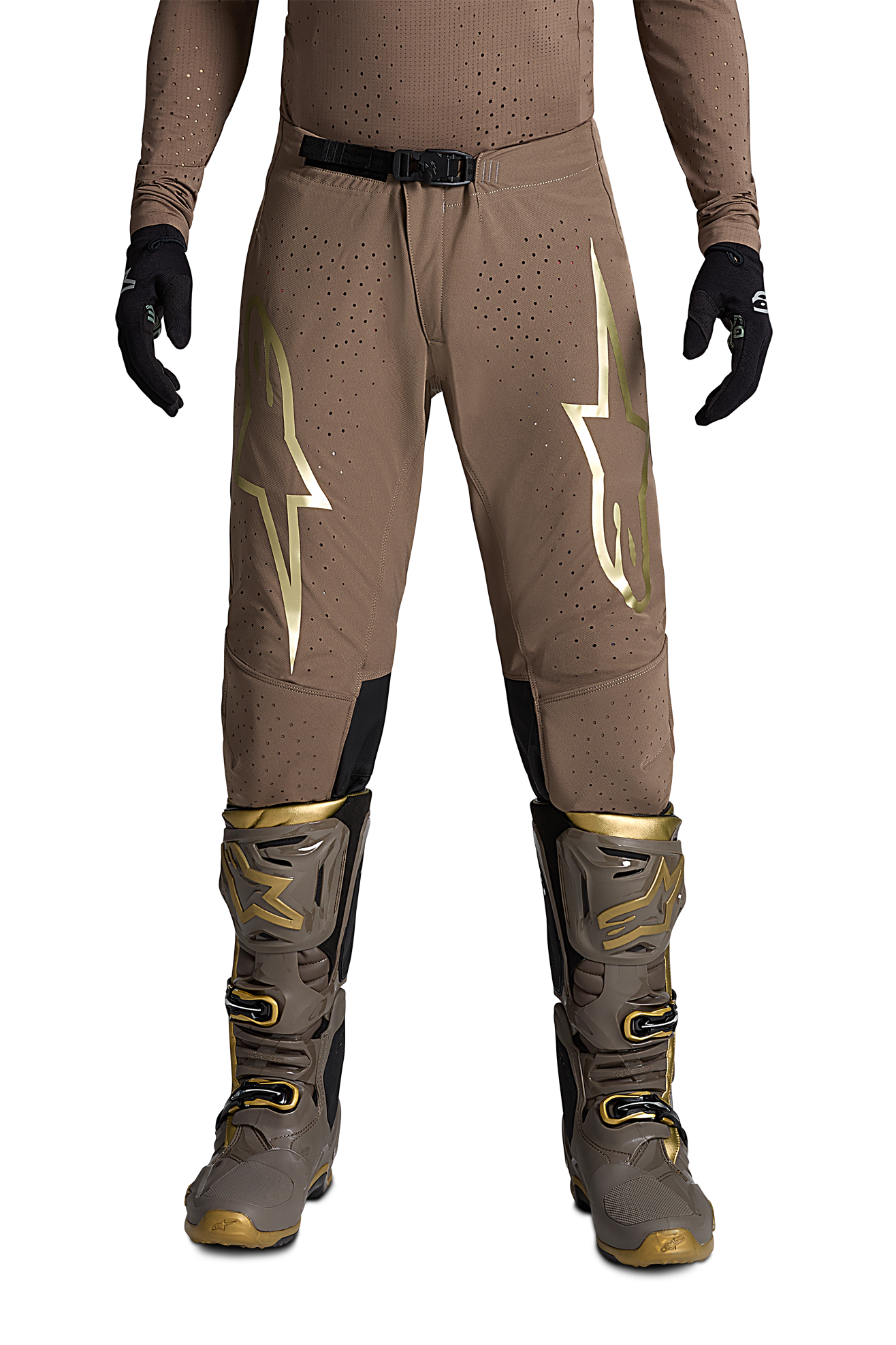Crossbroek Alpinestars Limited Edition Supertech Air Goud