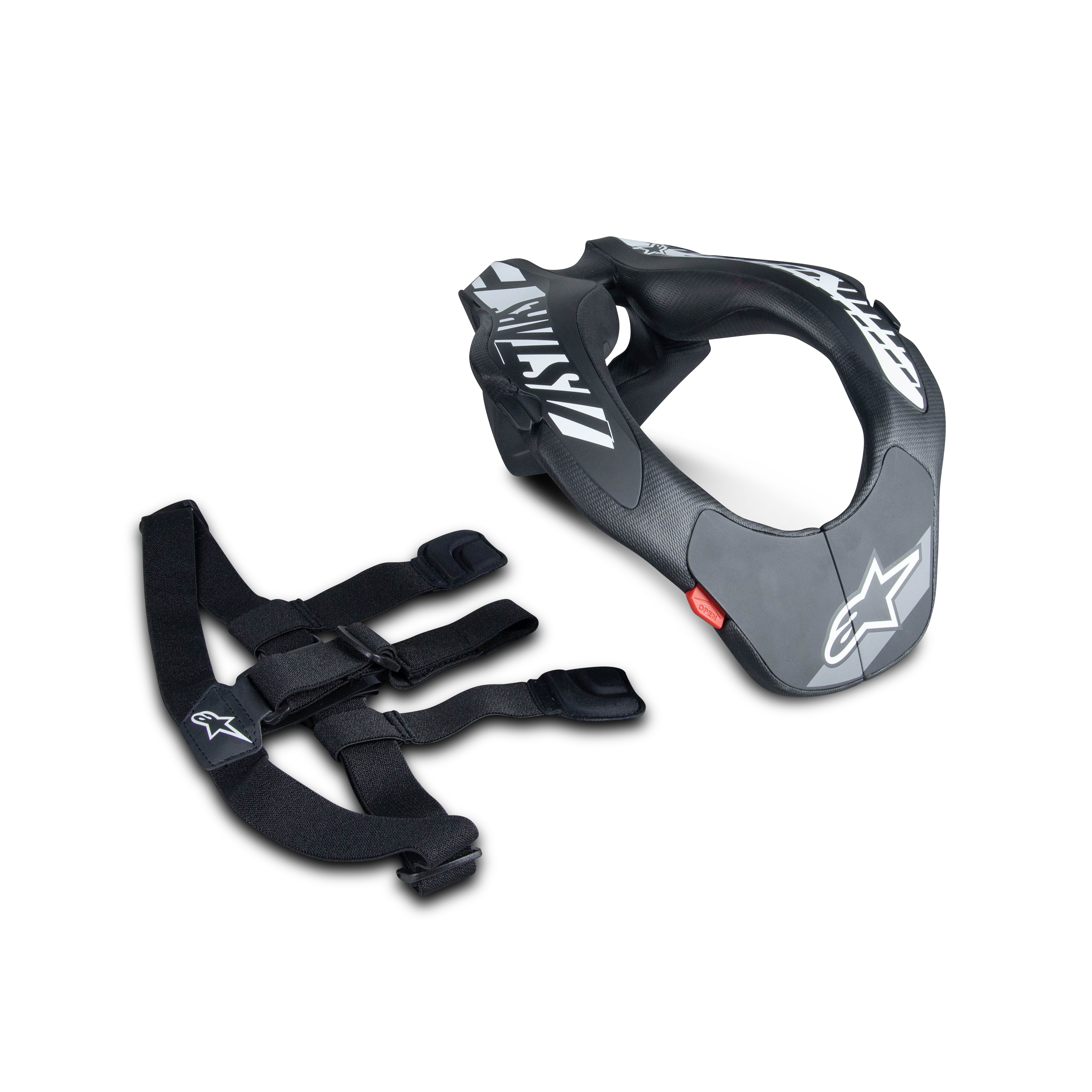 Alpinestars Youth Neck Protector Black-White