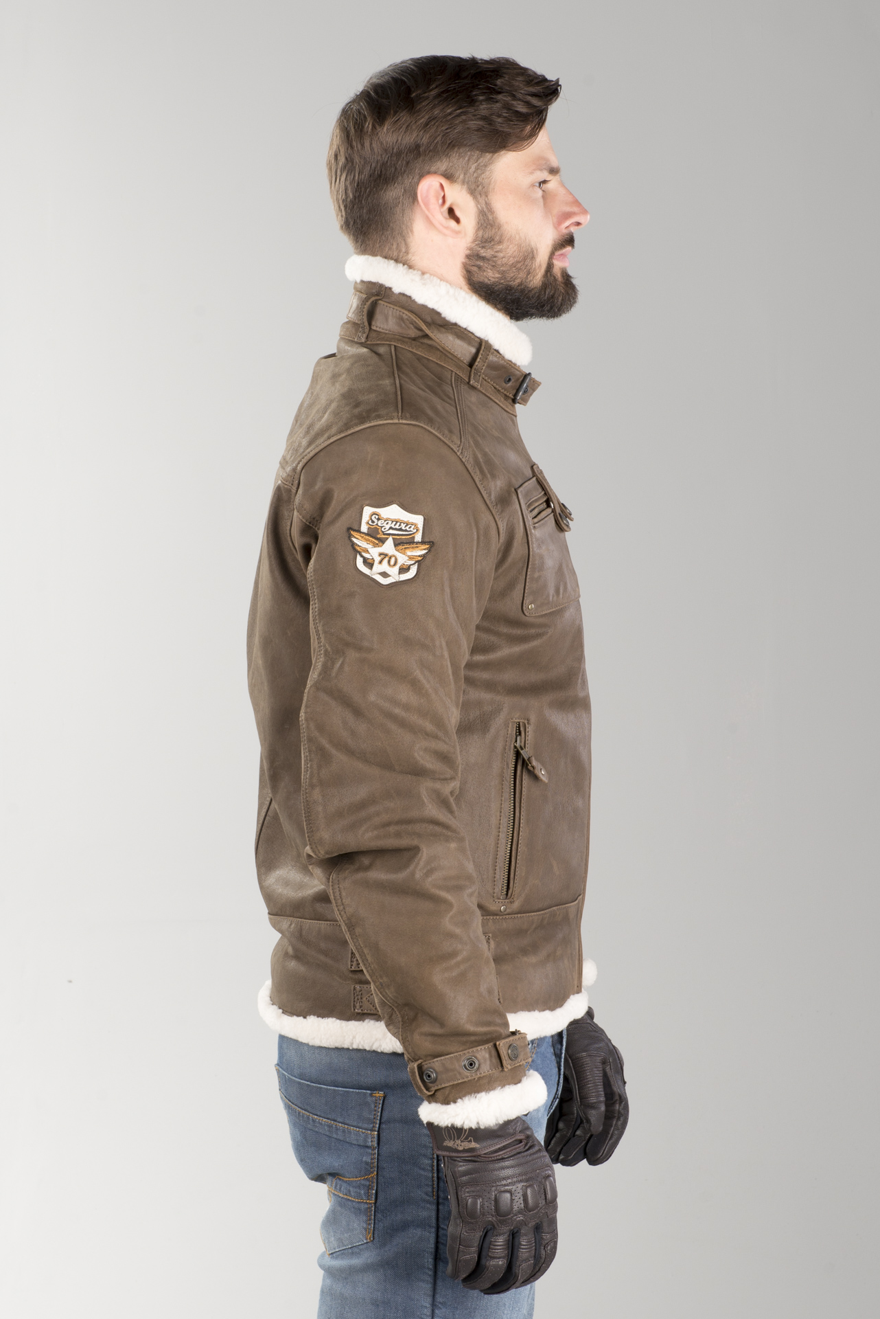 Segura Patriot MC Jacka Brun Segura Patriot MC Jacka Brun