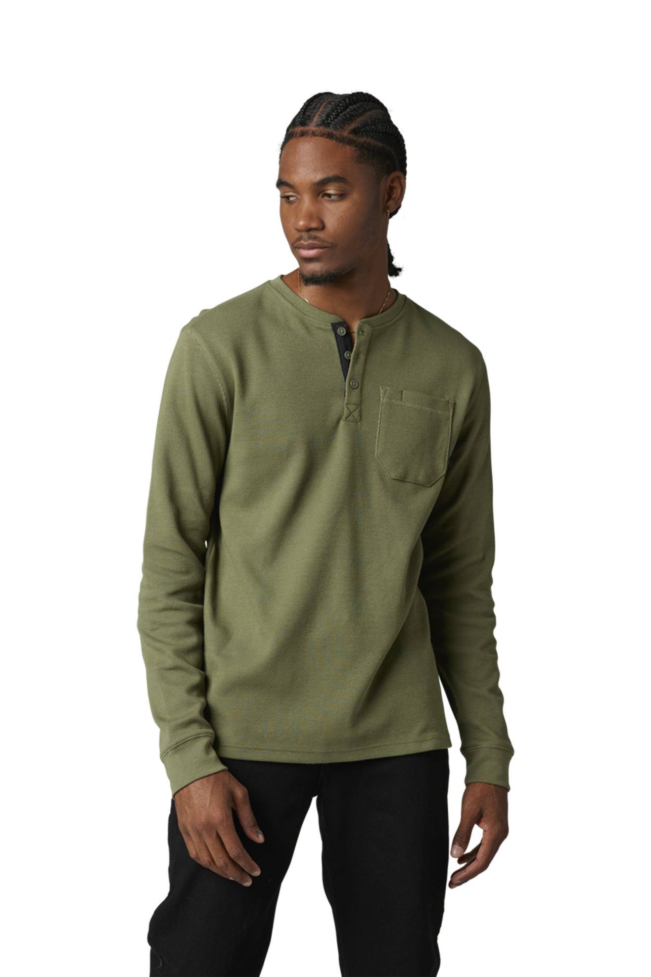 T-shirt met lange mouwen FOX Grunt Work Thermal Henley
