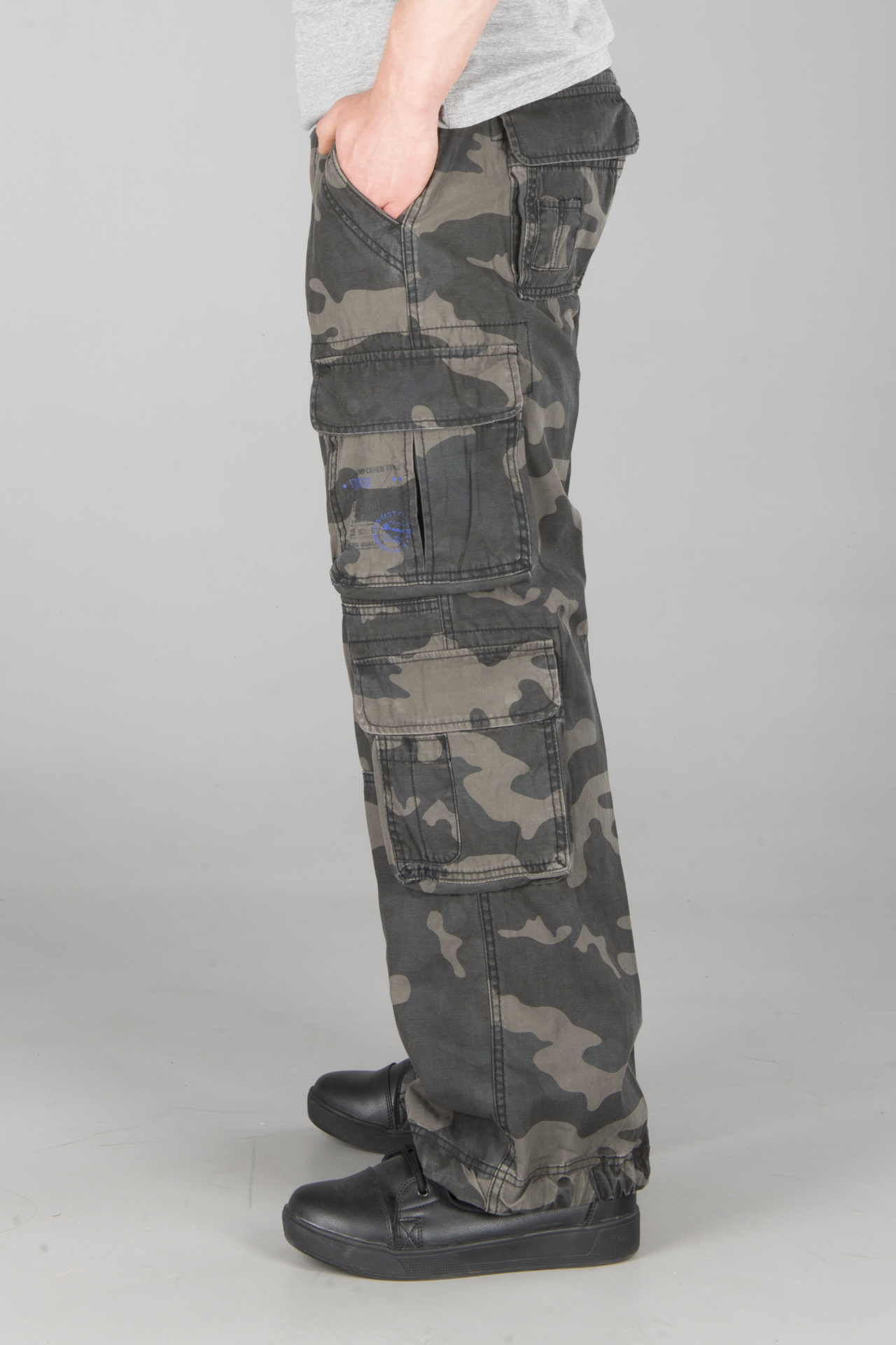 Bukse Brandit Pure Vintage Mørk Camo Laveste prisgaranti Bukse Brandit Pure Vintage Mørk Camo Laveste prisgaranti