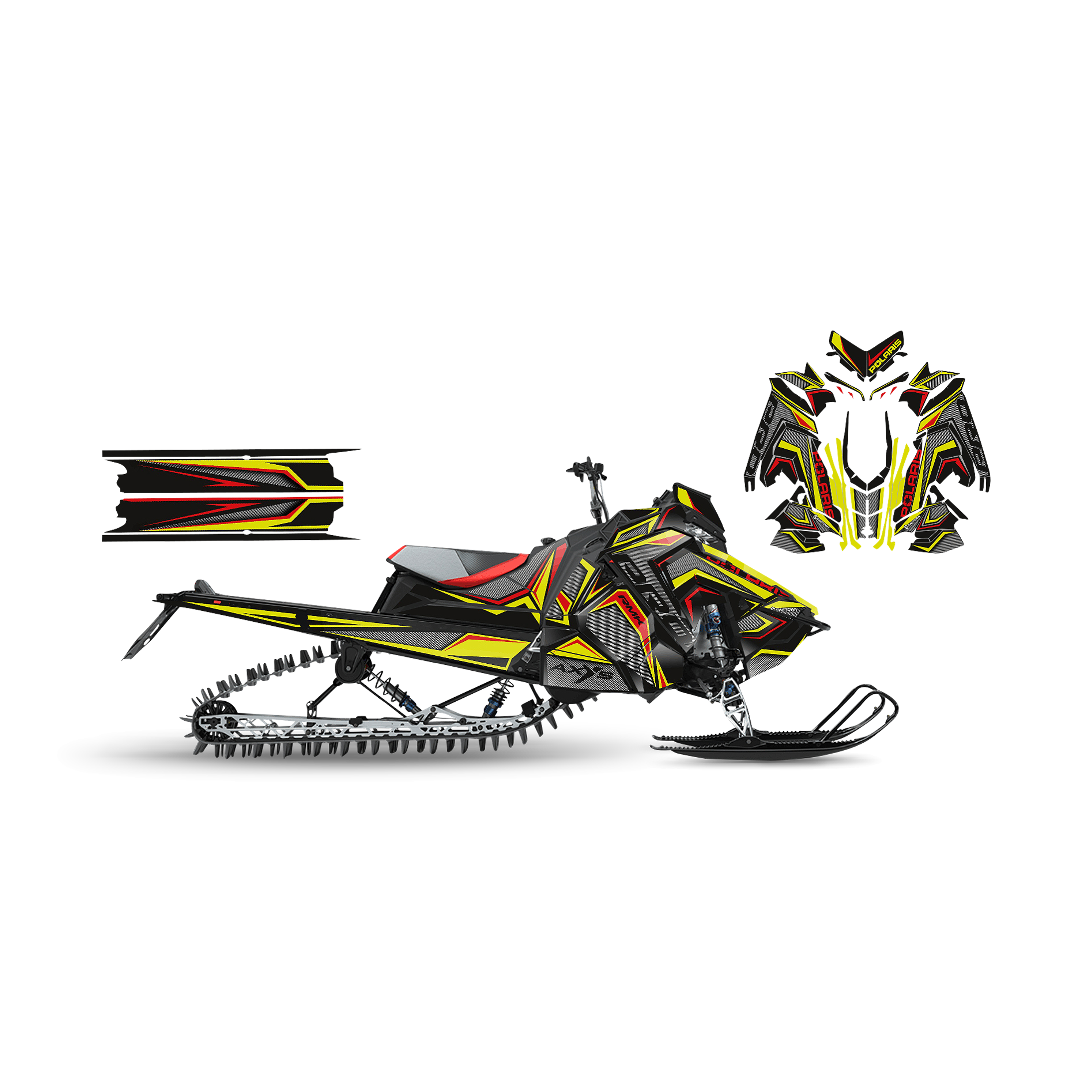 Tarrasarja SweTown Team-Racer-20-Pro-Lime-Punainen