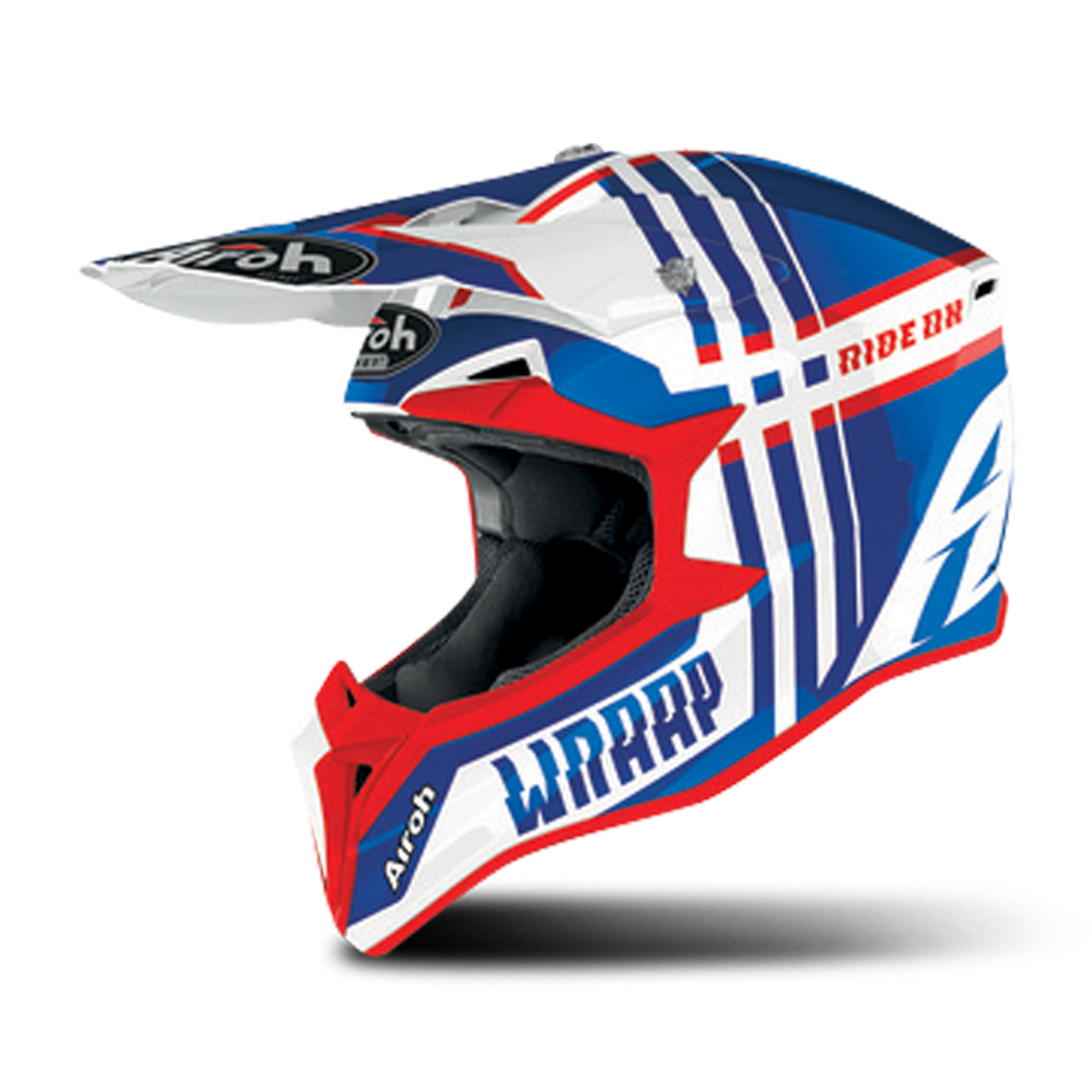 Casco de Cross Airoh Wraap Broken Niño