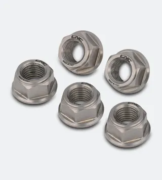 Flangemøtrikker til Tandhjul CNC Racing M8X1.25 Titanium