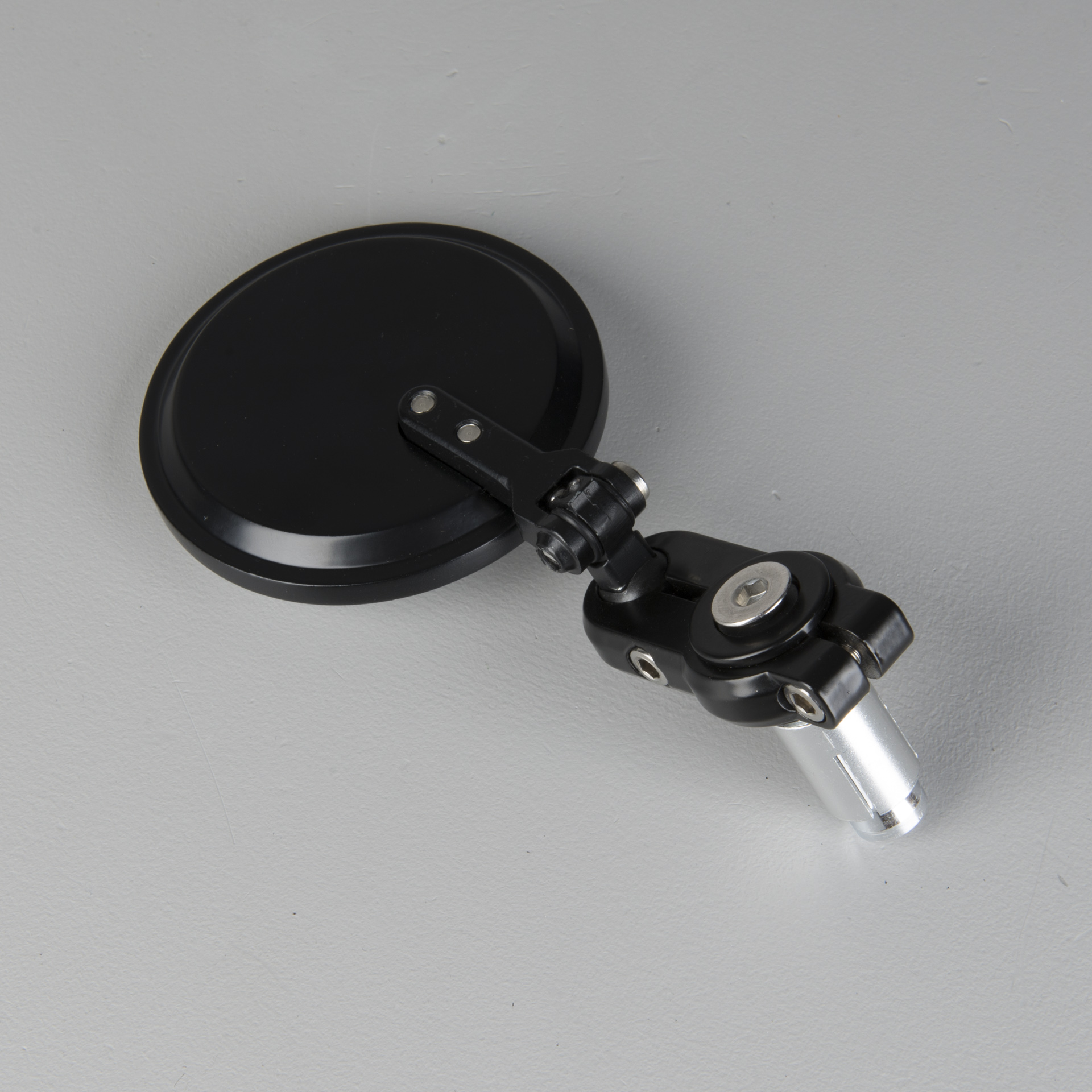 Snell Bar-End Rearview Mirrors Black Adjustable