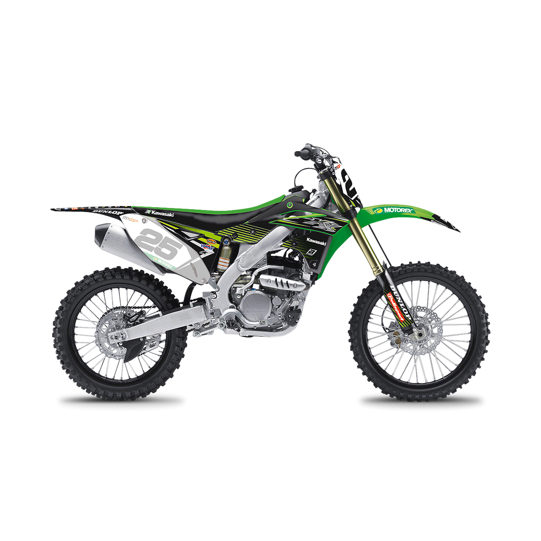 Kit Completo de Adhesivos + Funda de Asiento Blackbird Replica Racing Team 2018 Negro-Verde