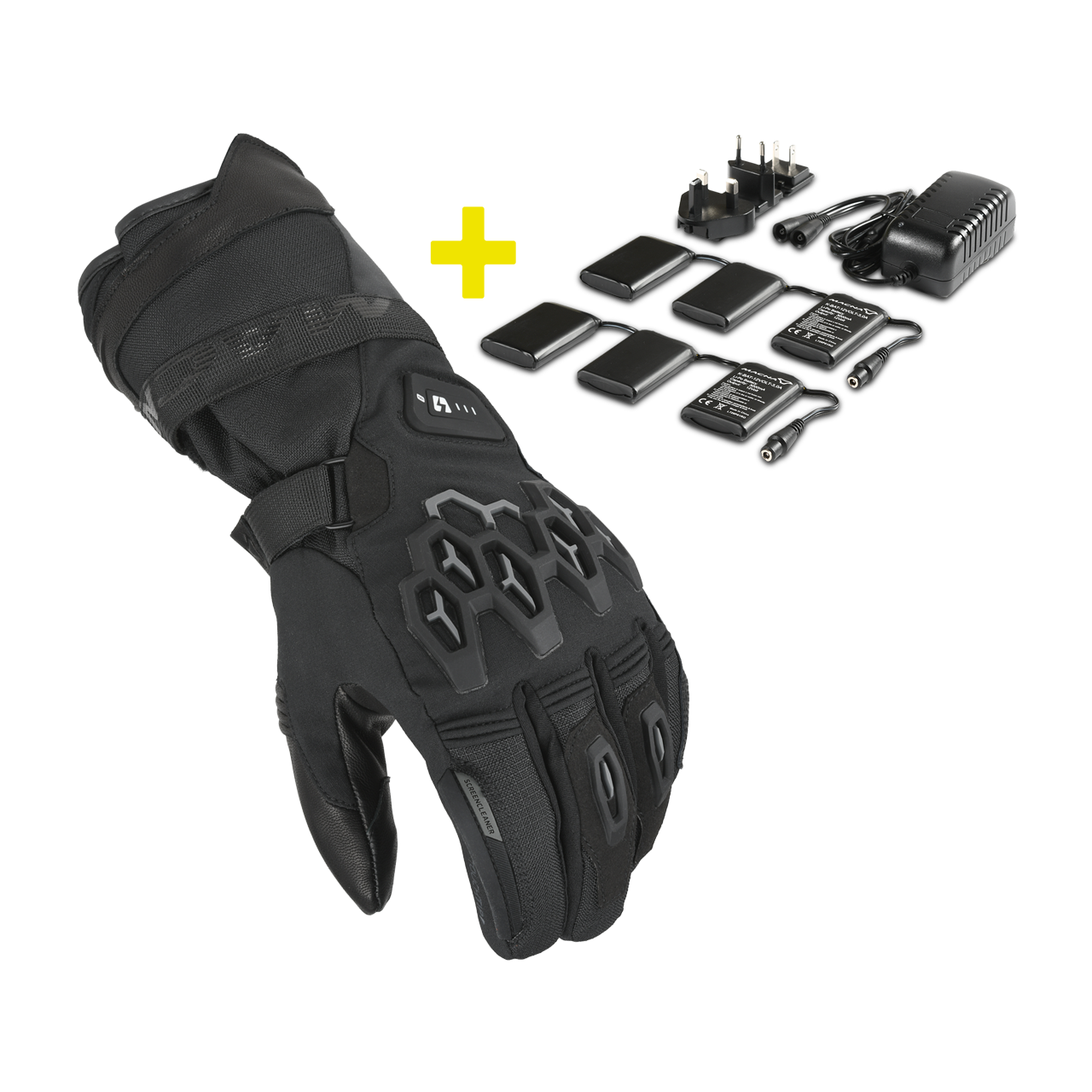 Guantes de Moto Macna Rafino RTX 12V 3A Kit