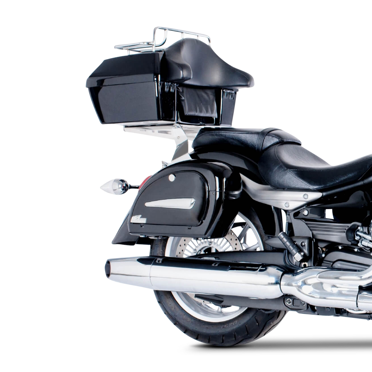 CustomAcces Easy Saddle Bags incl. Supports Black 305x432x165mm