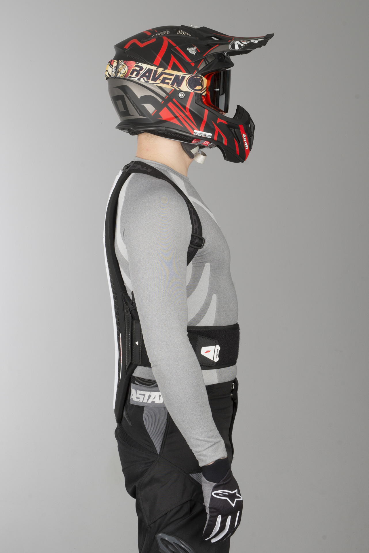 Zandonà Hybrid Pro x8 Back Protector White