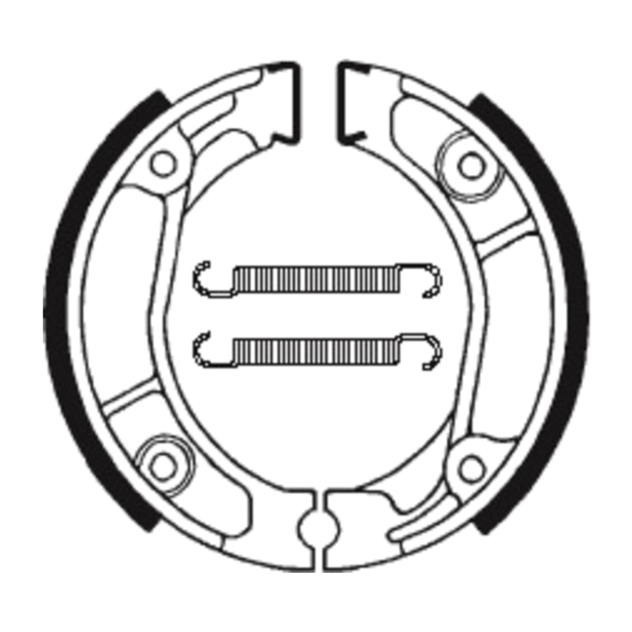 Tecnium Scooter Organic Brake Shoes