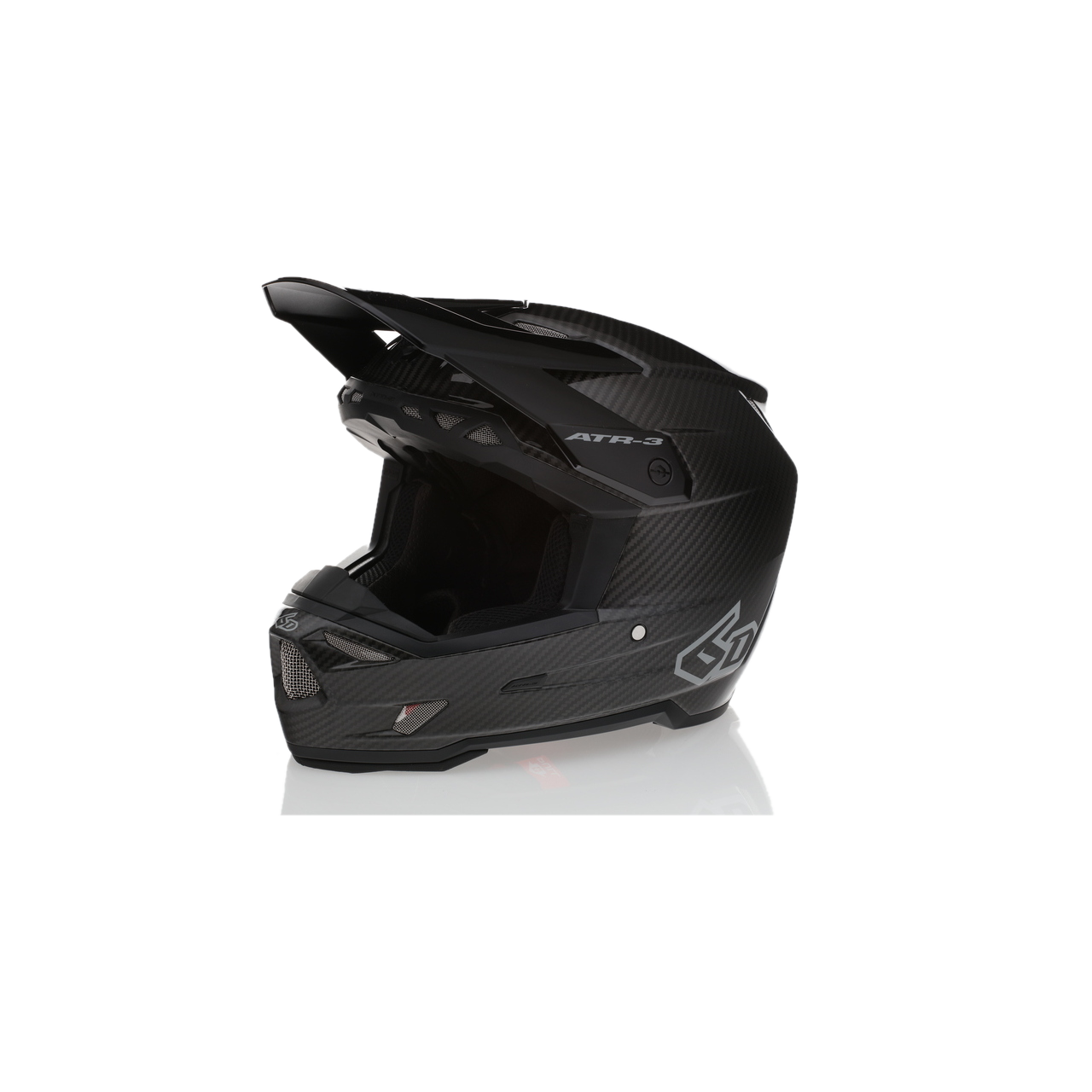 Casco MX 6D ATR-3Y Joven Sólido FIM