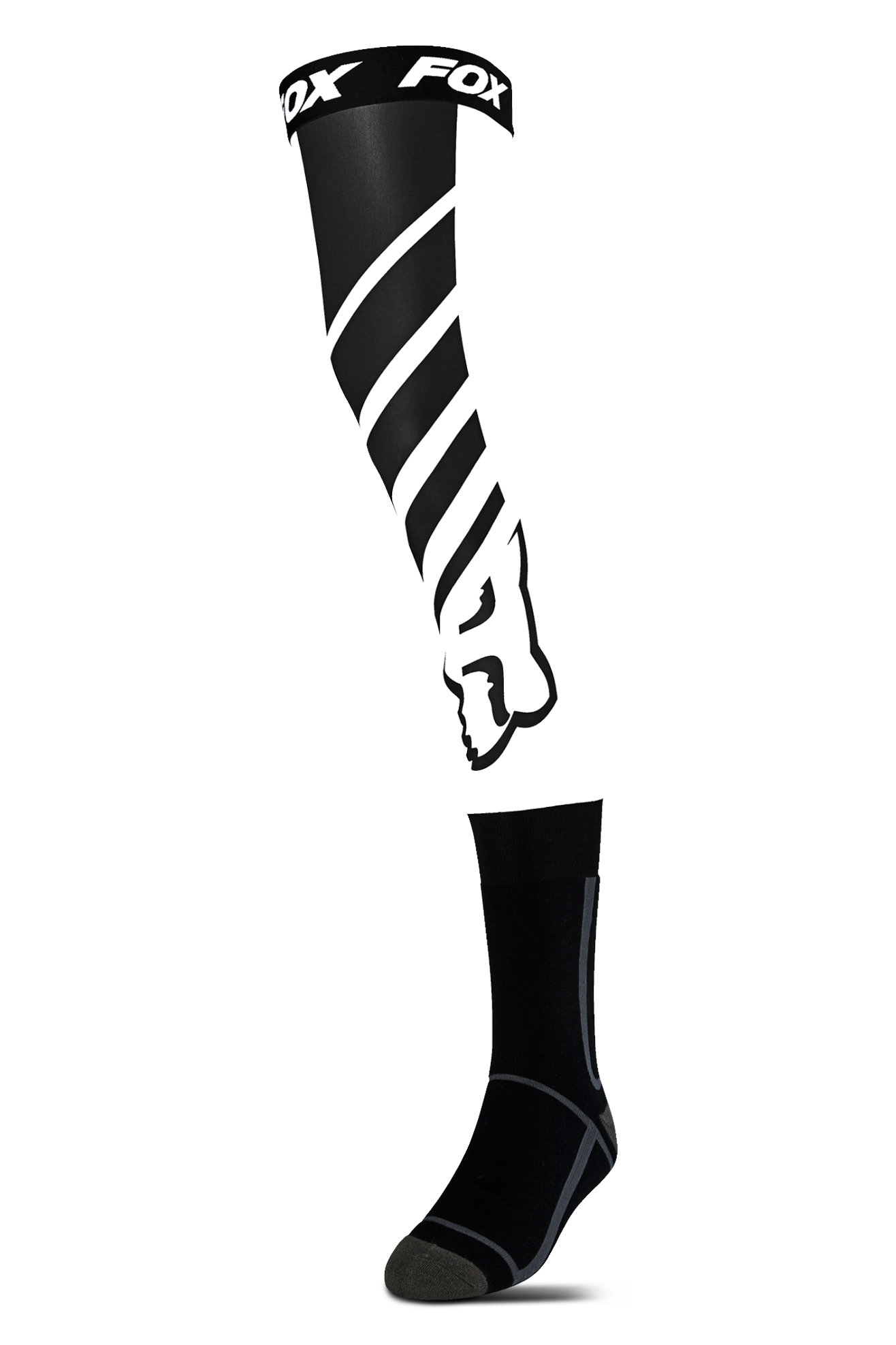 Sokken FOX Mach One Zwart-Wit