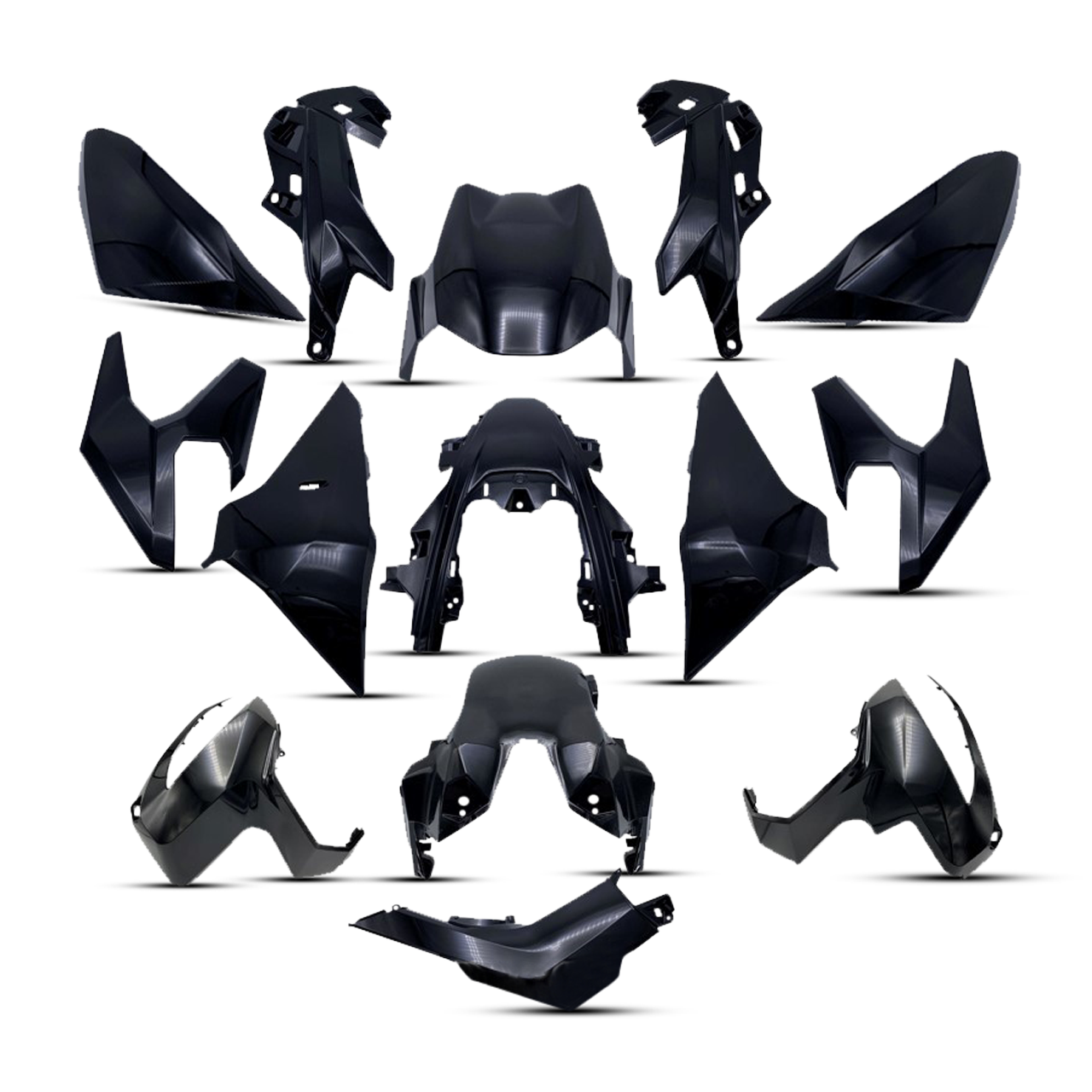 Hert Honda ADV 350 Plastic Kit Matte Black