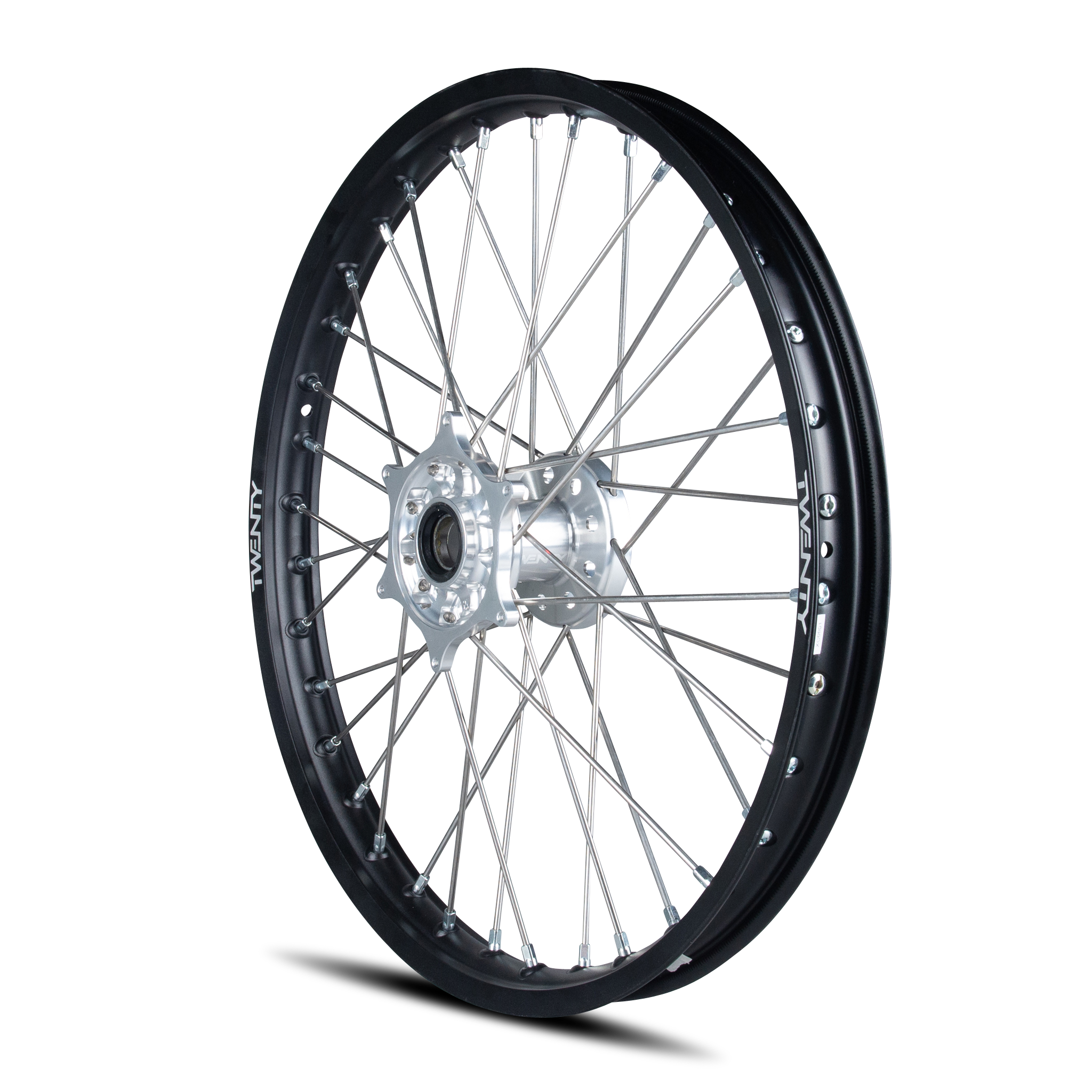 Twenty MX Front Wheel Black-Silver 21"