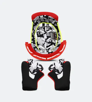 Kiivri Sisevooder LS2 MX437 EVO Junior Noortele Punane