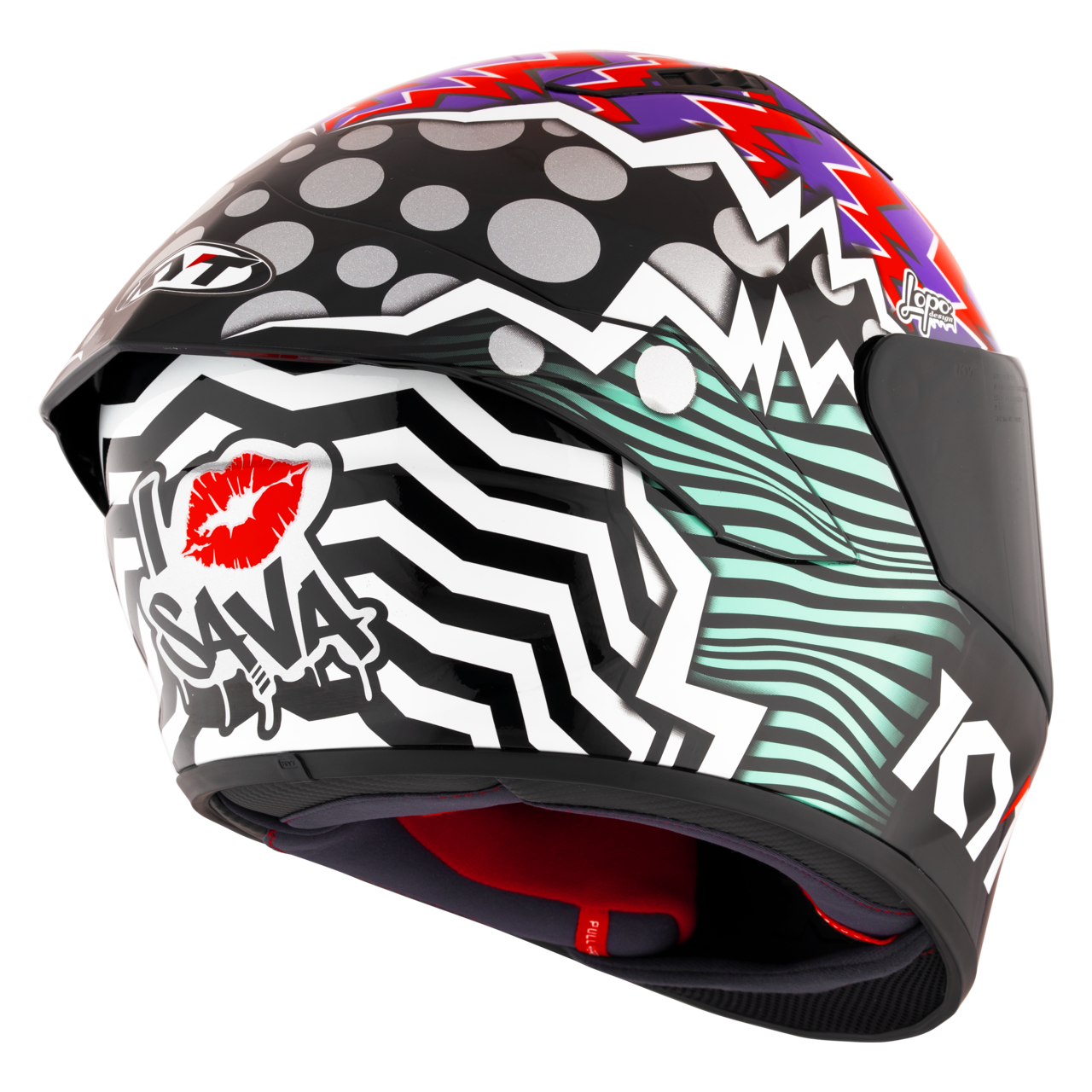 KYT NZ-Race Full Face Helmet Savadori Replica