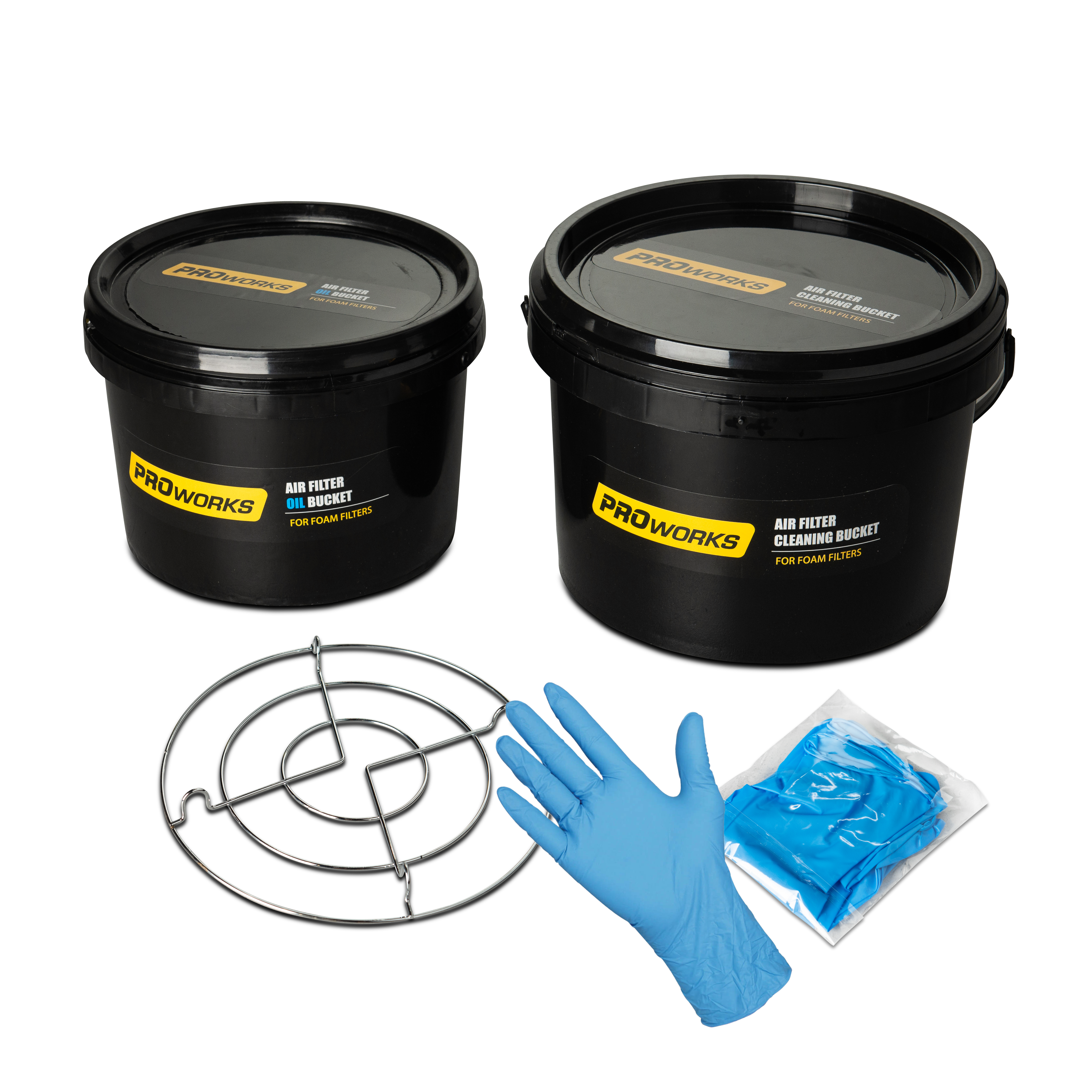 Set de Cubos Proworks para Limpieza de Filtro de Aire