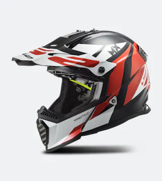 LS2 MX437 FAST MINI EVO Youth MX Helmet Strike