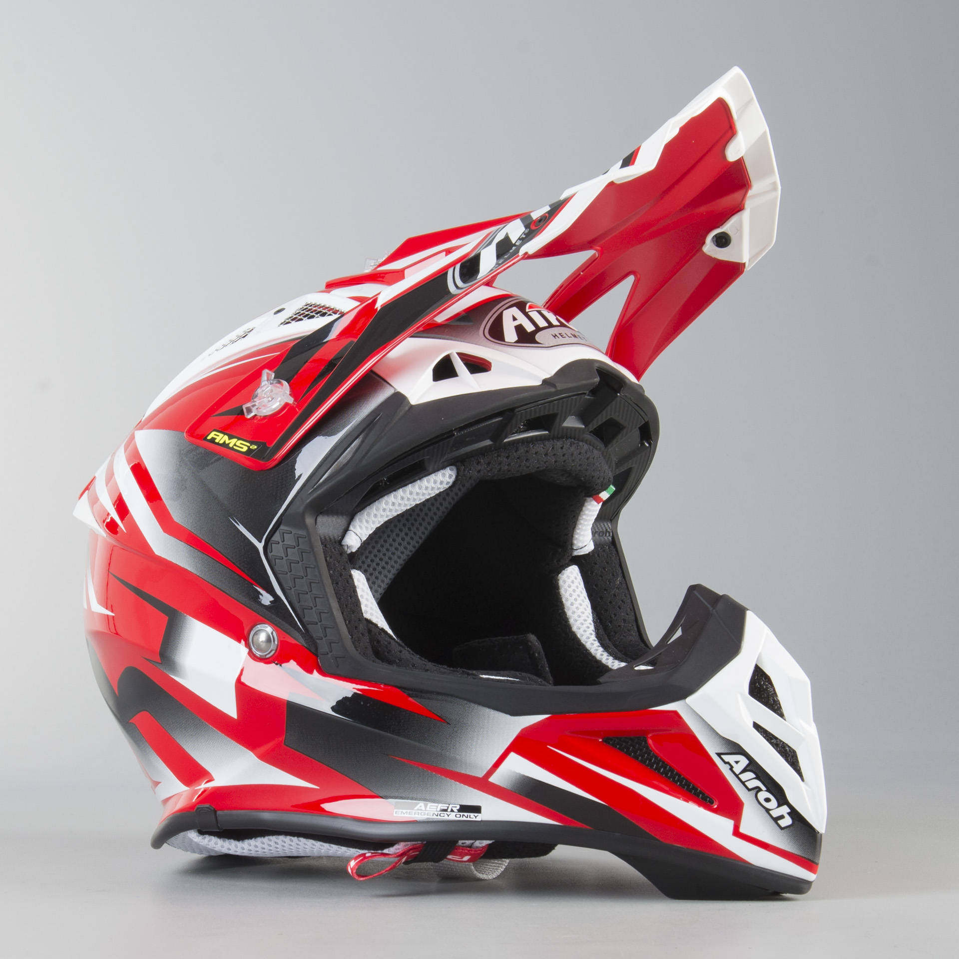 red mx helmet