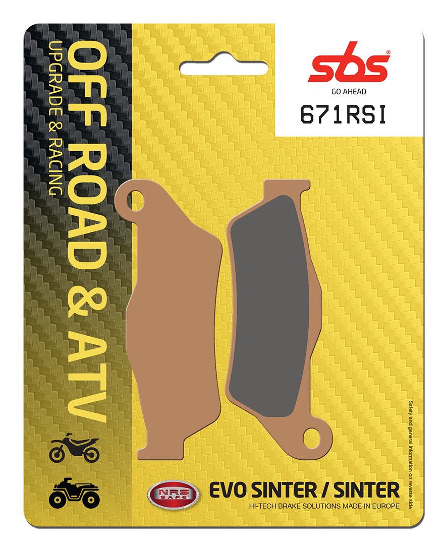 SBS EVO Sinter Front Brake Pads