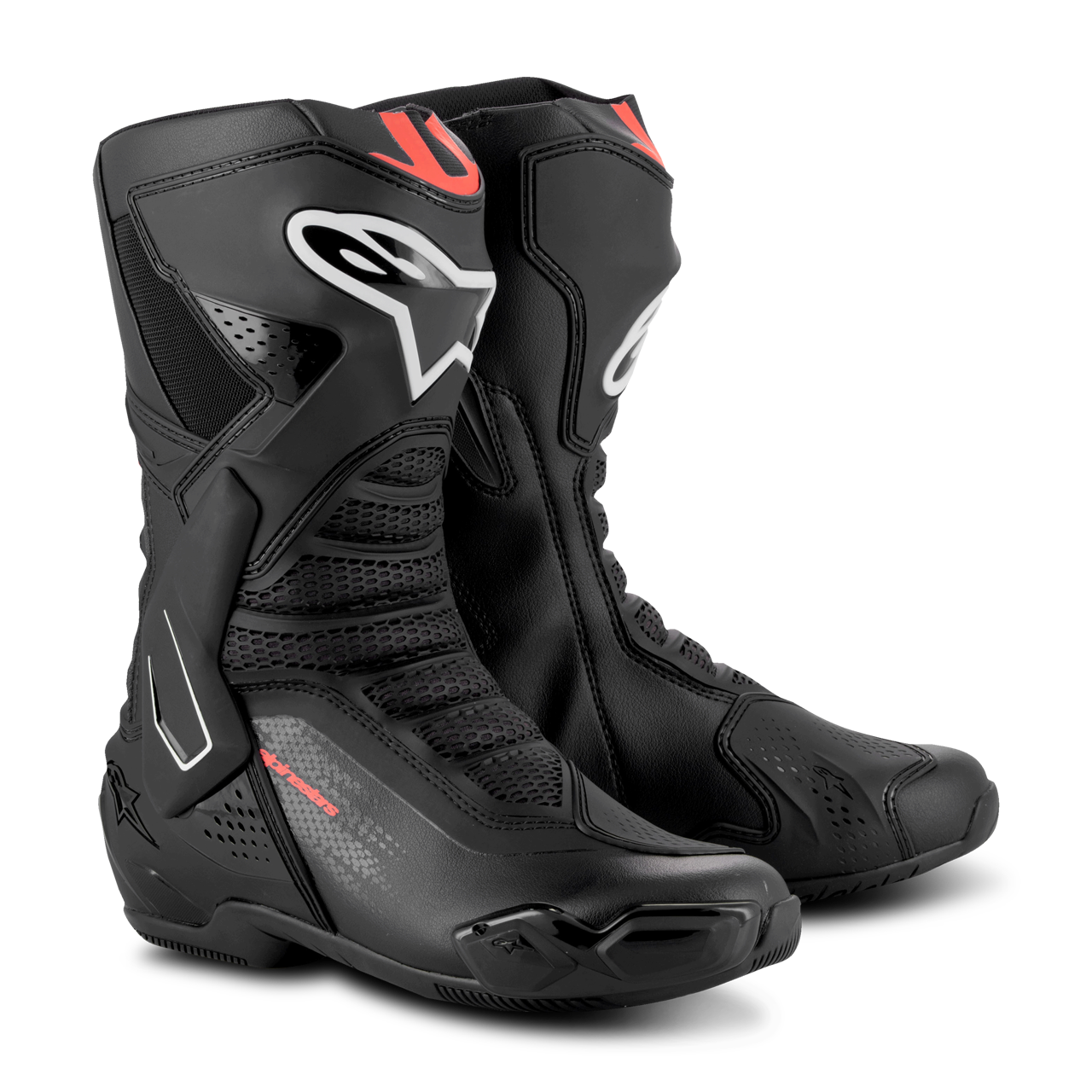 MC-Støvler Alpinestars SMX-6 V3 Svart-Rød