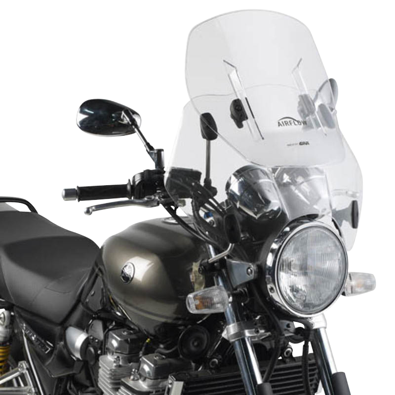 Parabrisas Givi Universal AF49 Airflow Ajustable Transparente 