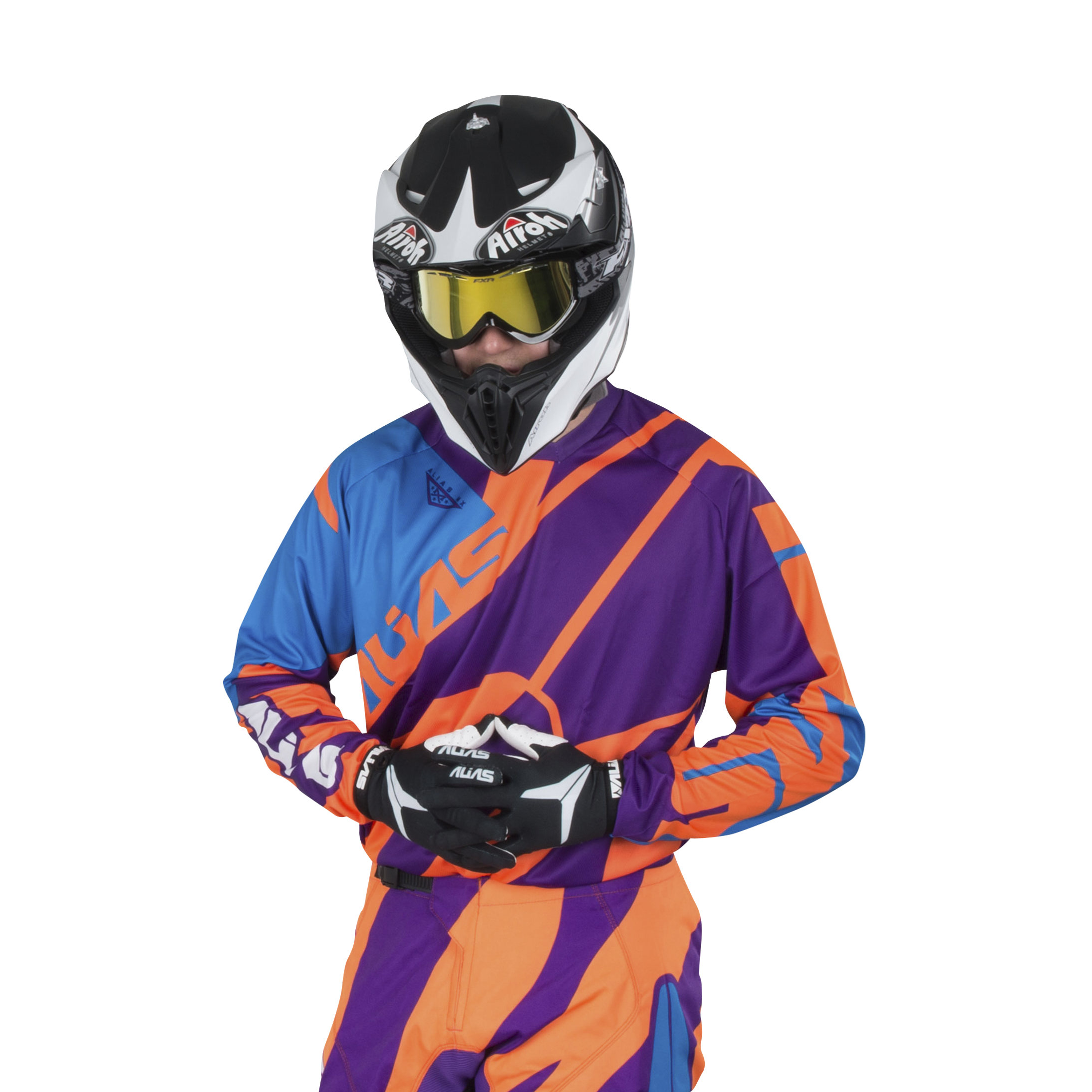 purple motocross gear