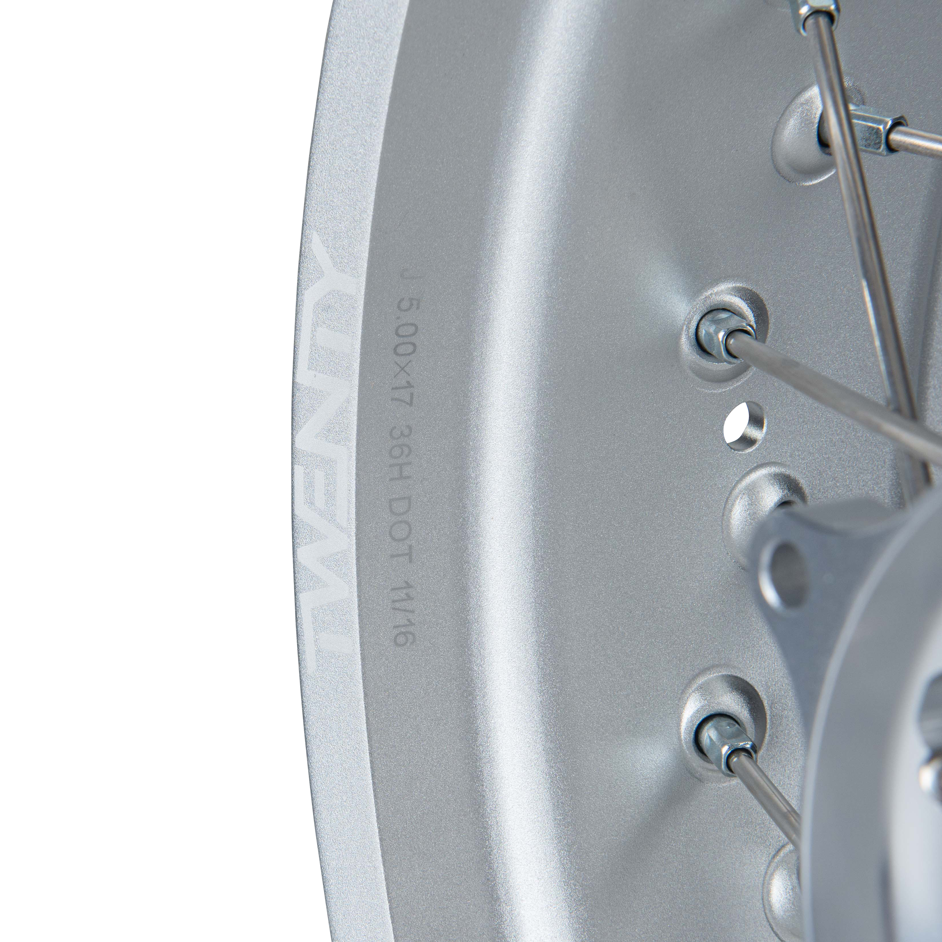 Twenty Supermotard Rear Wheel Silver-Silver 17"
