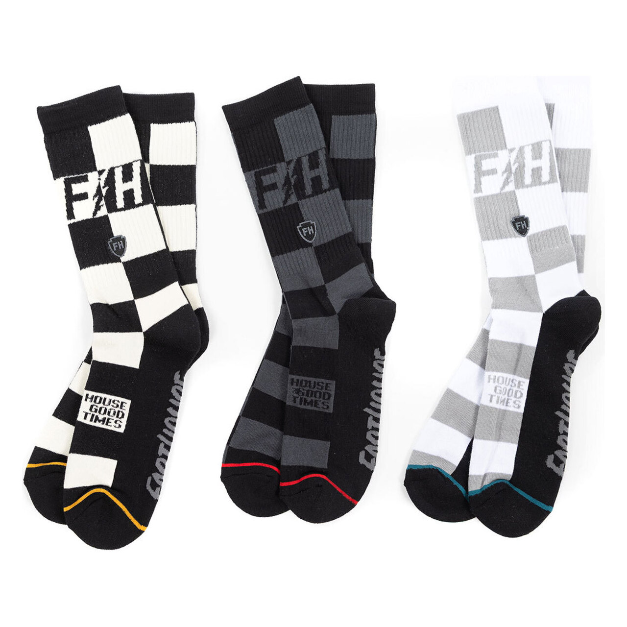 Fasthouse Lineup 3-Pack Sokken