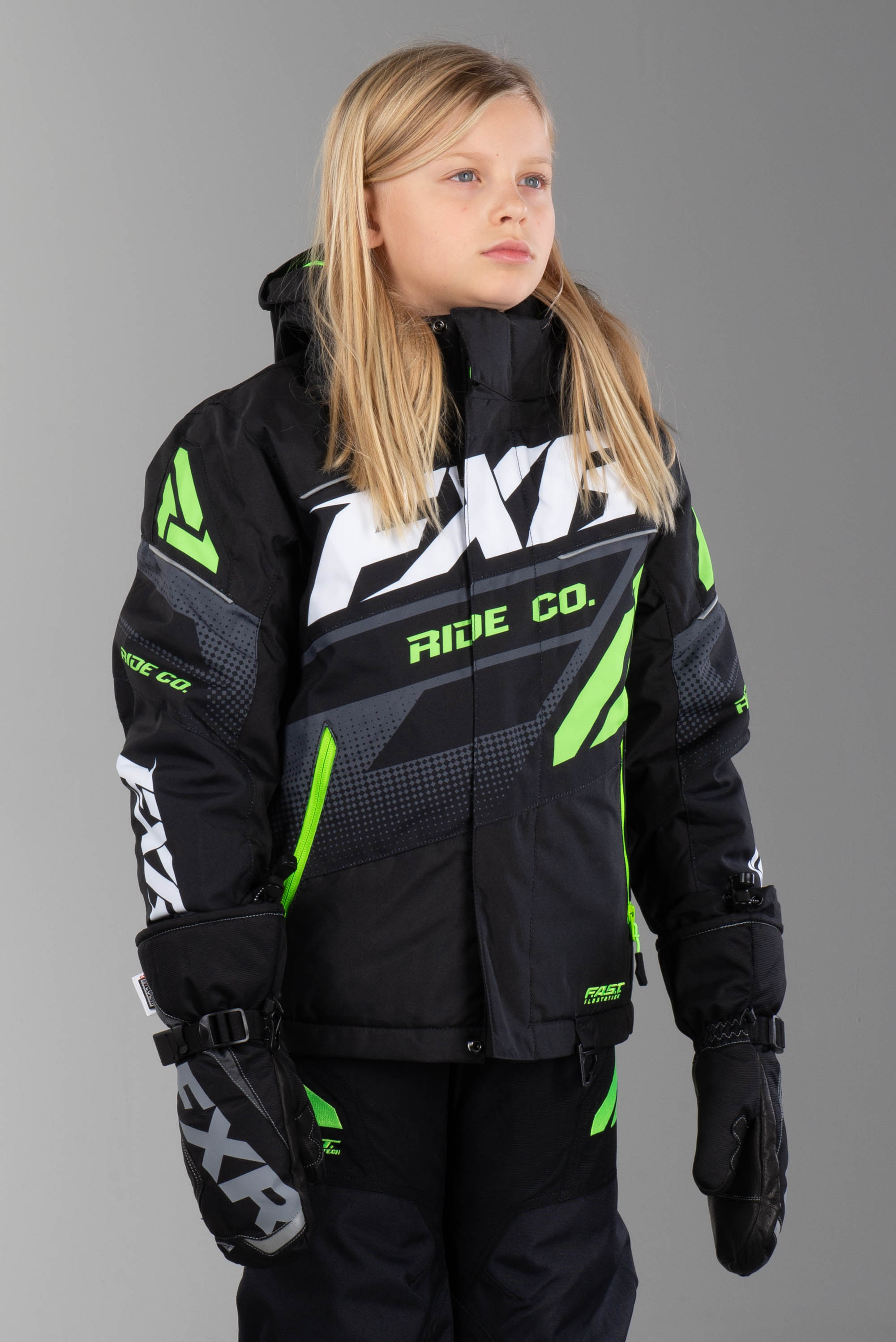 Jakke FXR Boost Barn Svart Lime Nå 16% Du sparer Jakke FXR Boost Barn Svart Lime Nå 16% Du sparer