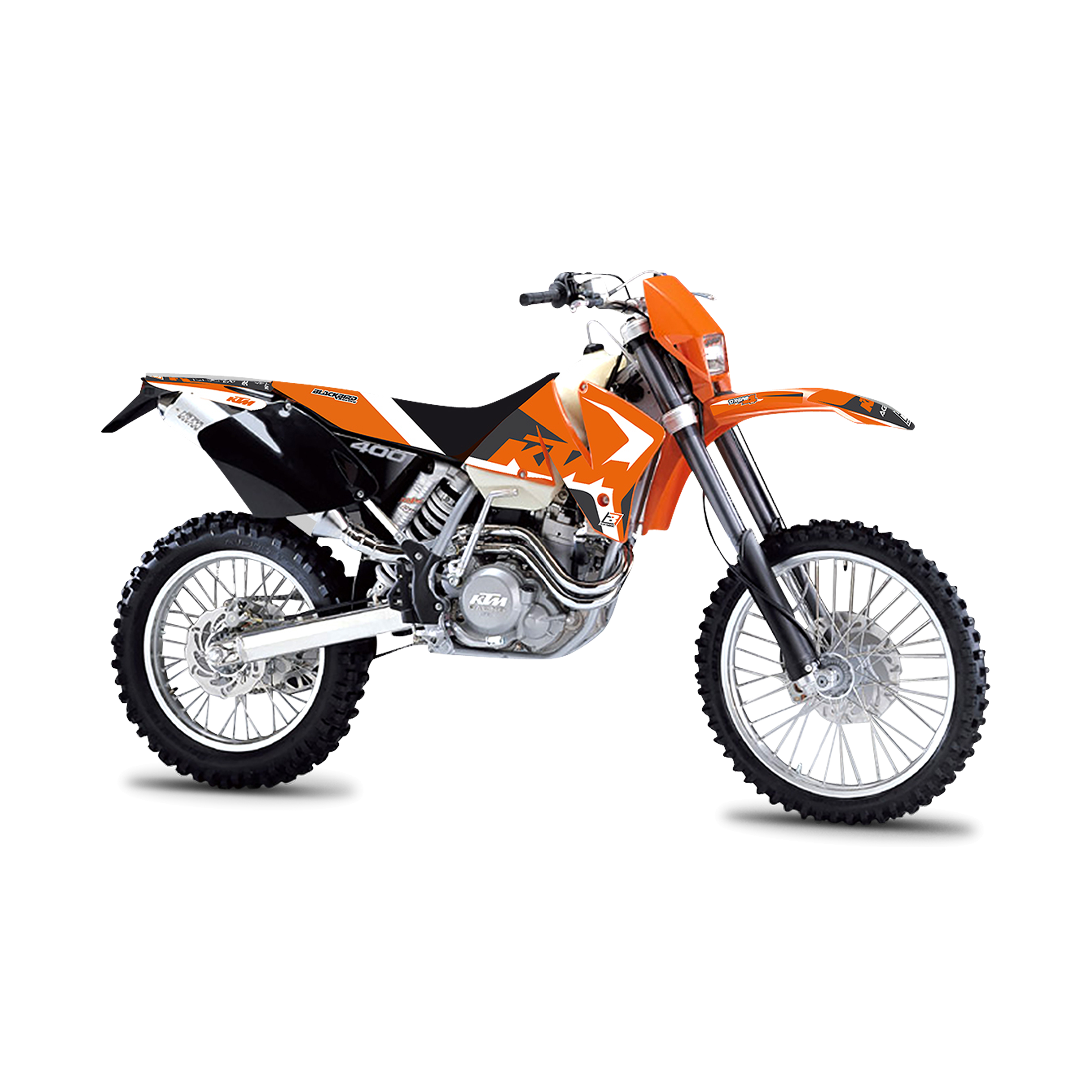 Blackbird Dream 4 Complete Decal Kit with Seat Cover Orange-Black-White