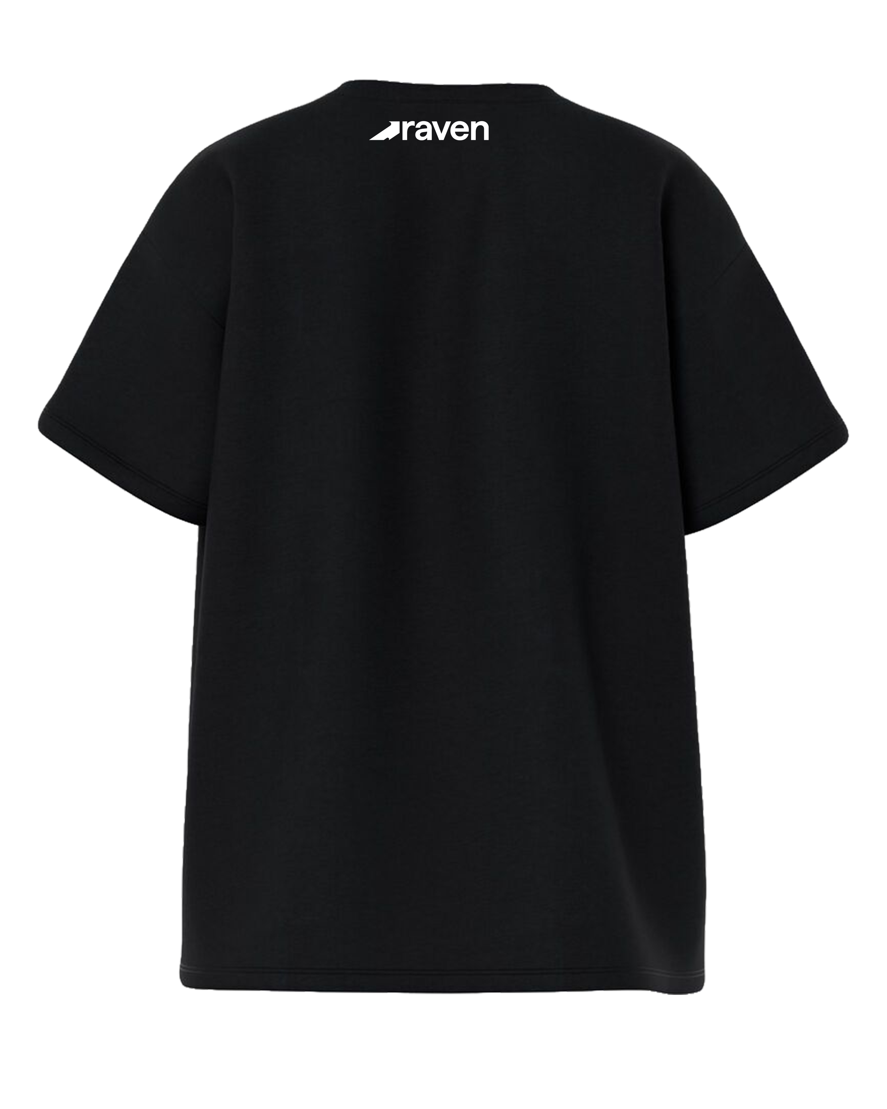 Raven Oversize T-Shirt Zwart