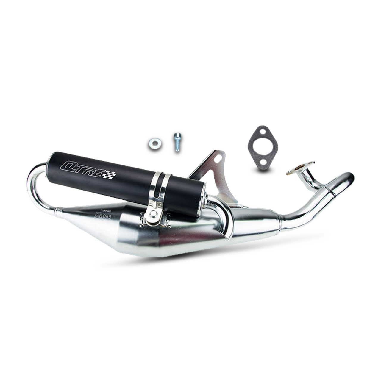 Scooteruitlaat Tecnigas Q-TRE Chroom