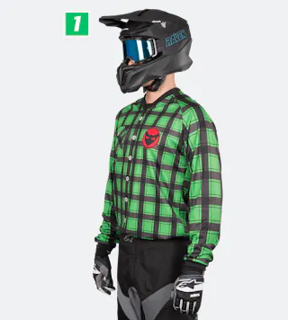 Crosstrøje 24MX Plaid