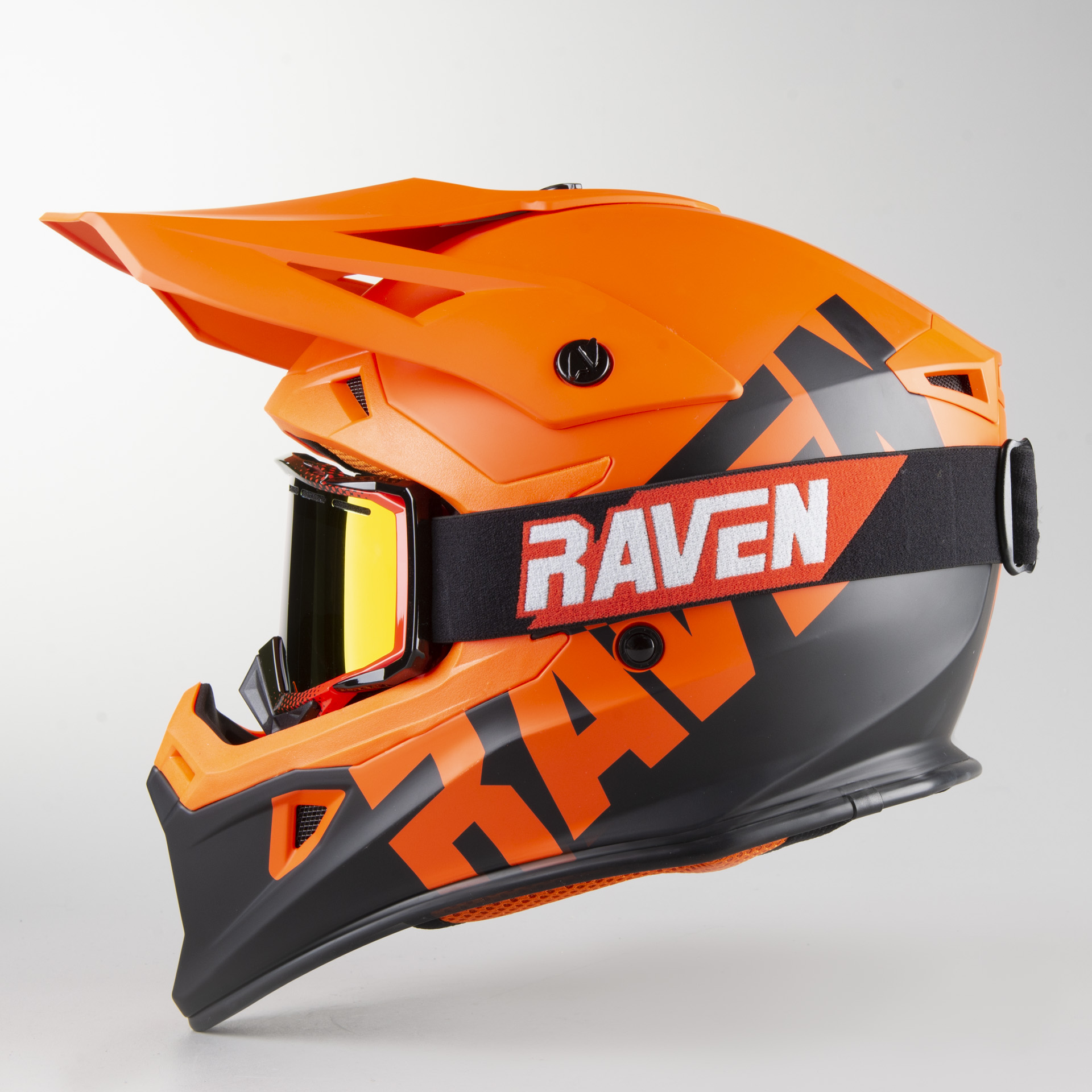 Raven Airborne Split MX Helmet BlackOrange Get 33 off today 24mx.ie
