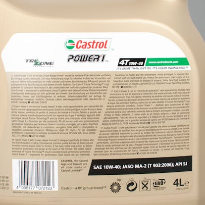 Aceite de Motor Castrol Power1 4T Semisintético 4L - Ahora con un 21% de  descuento