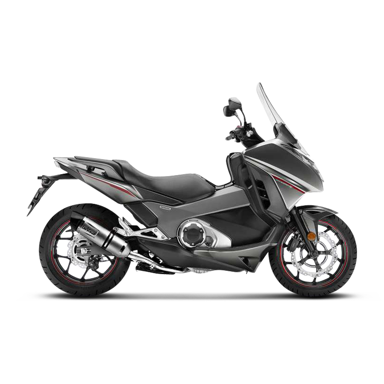 Evacuare Slip-On LeoVince Scooter LV One EVO Din Oțel Inoxidabil/ Fibră De Carbon