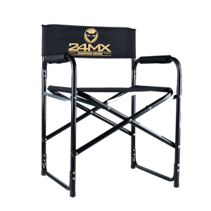 24MX Champions Edition Hopfällbar Stol Svart-Guld