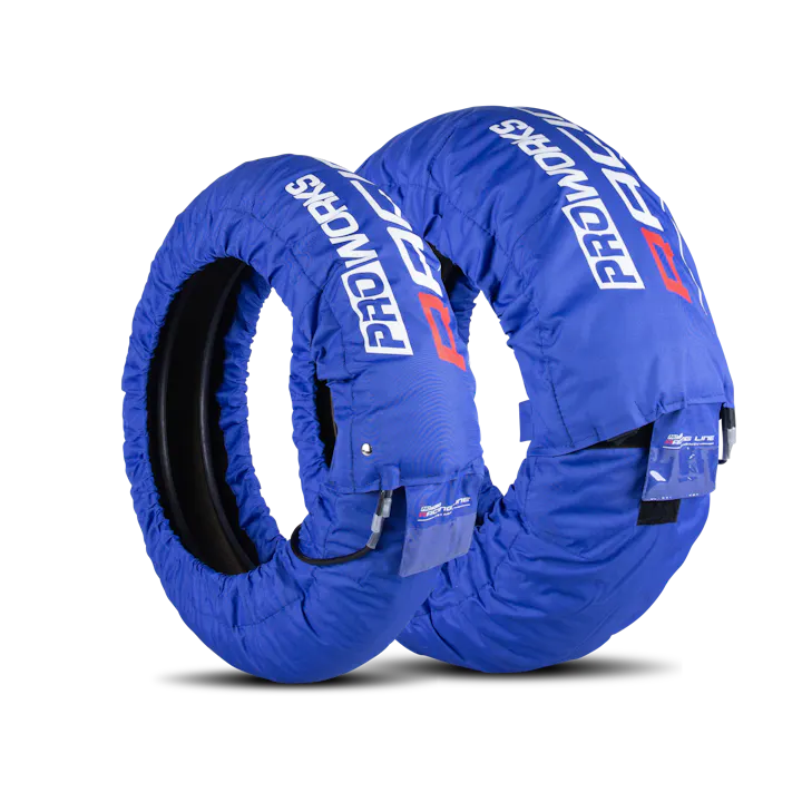 Bandenwarmer Proworks Racing Line D3 Blauw