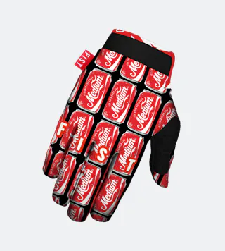 Motokrosové Rukavice Fist Strapped Dalmation