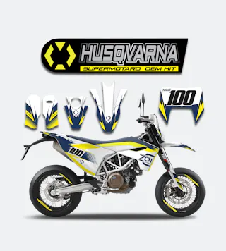 Personalizirani Kit Naljepnica XLMOTO Supermotard OEM
