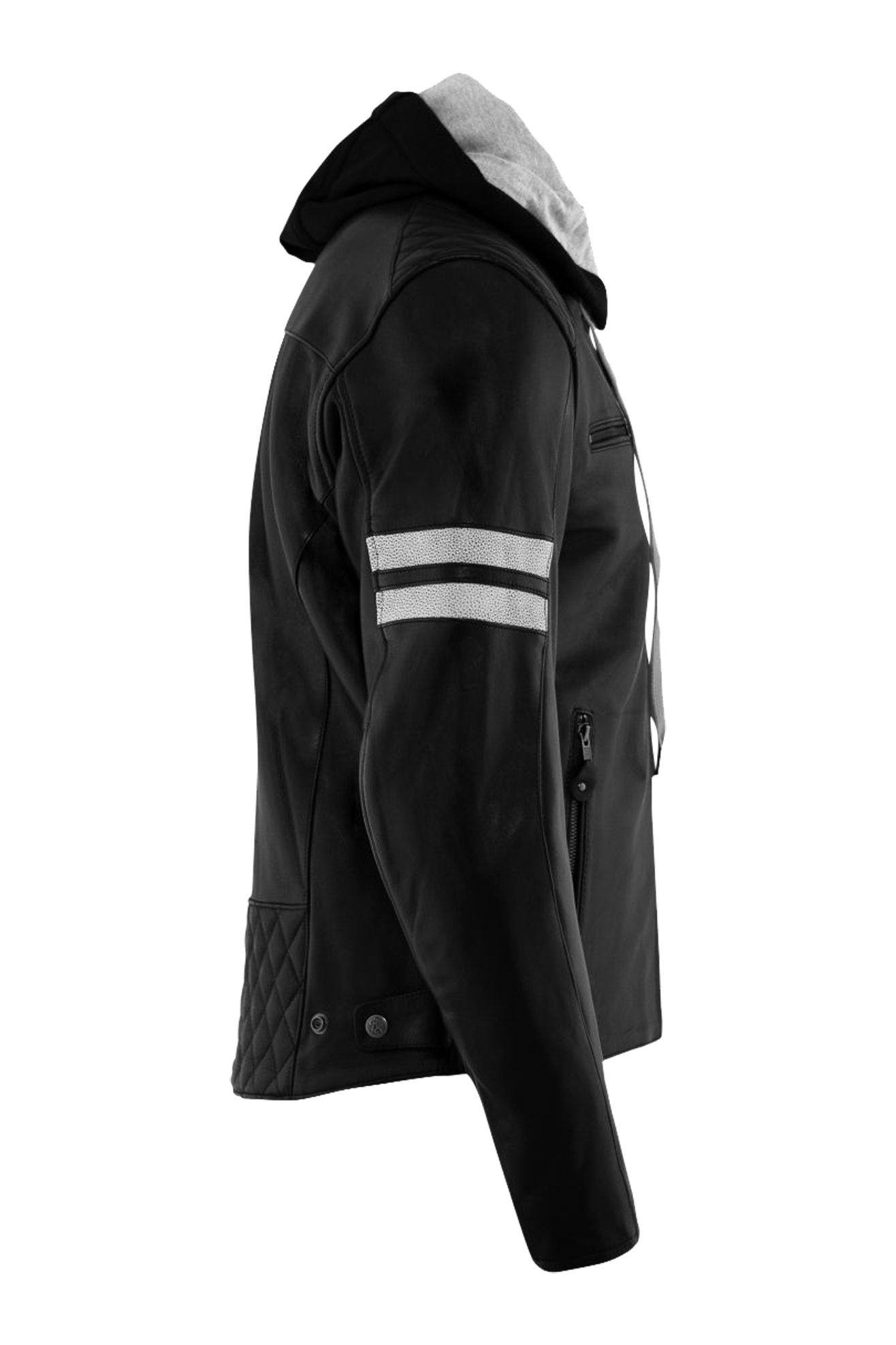 Rusty Stitches Jari Hooded Motorcycle Jacket