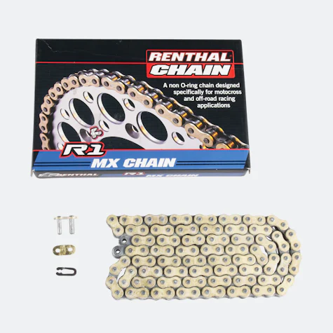 RIDE AND CUSTOM Kit Chaîne Couronne Pignon Renforcée RK Yamaha YZ 85 Grandes Roues 2006 - 14X52 Couronne Acier