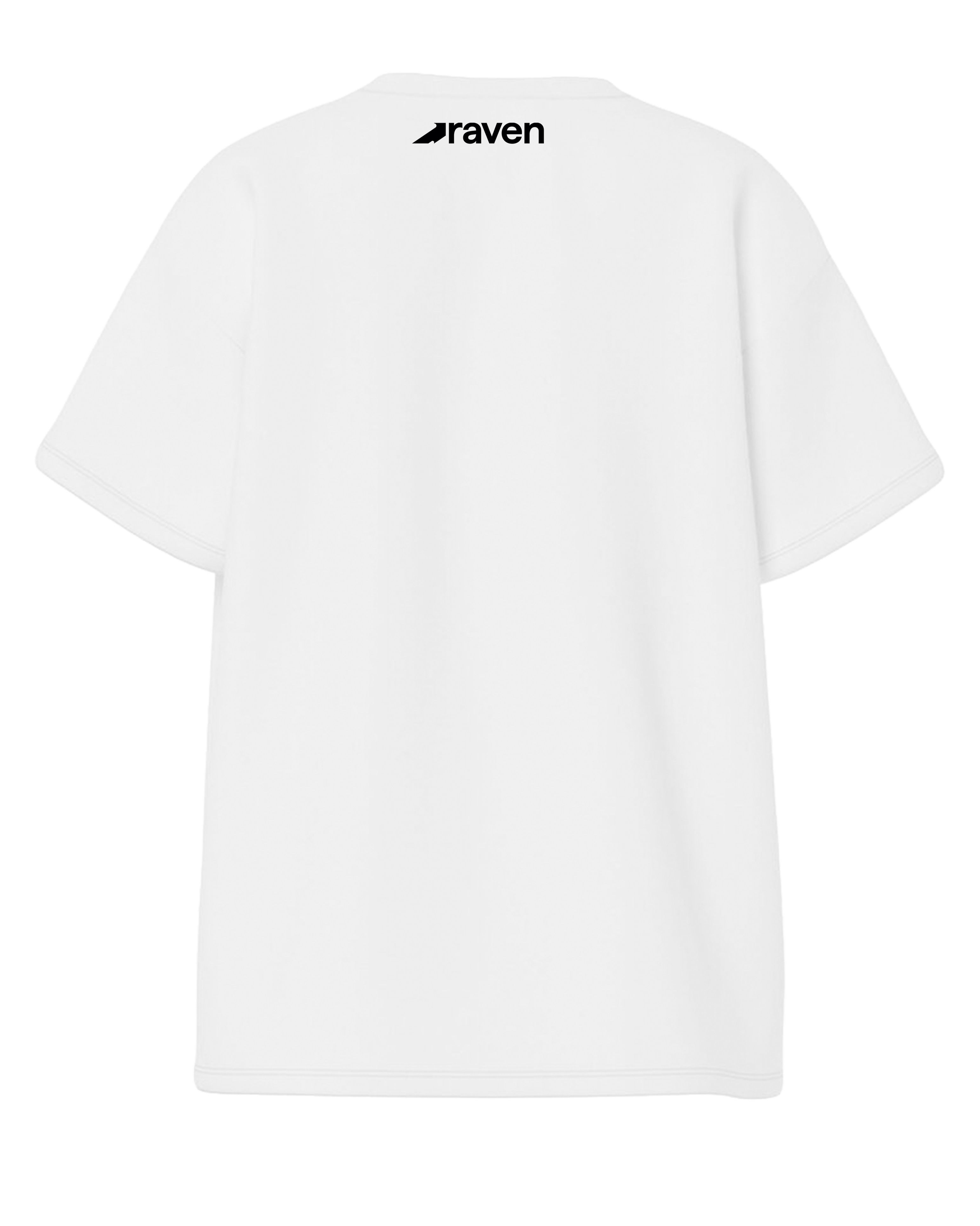 Raven Oversize T-Shirt Wit