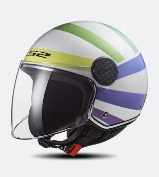 LS2 OF558 SPHERE LUX SWIRL Open Helmet